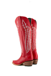 Valentina Tall Point Toe Wide Calf Friendly Cowgirl Boots