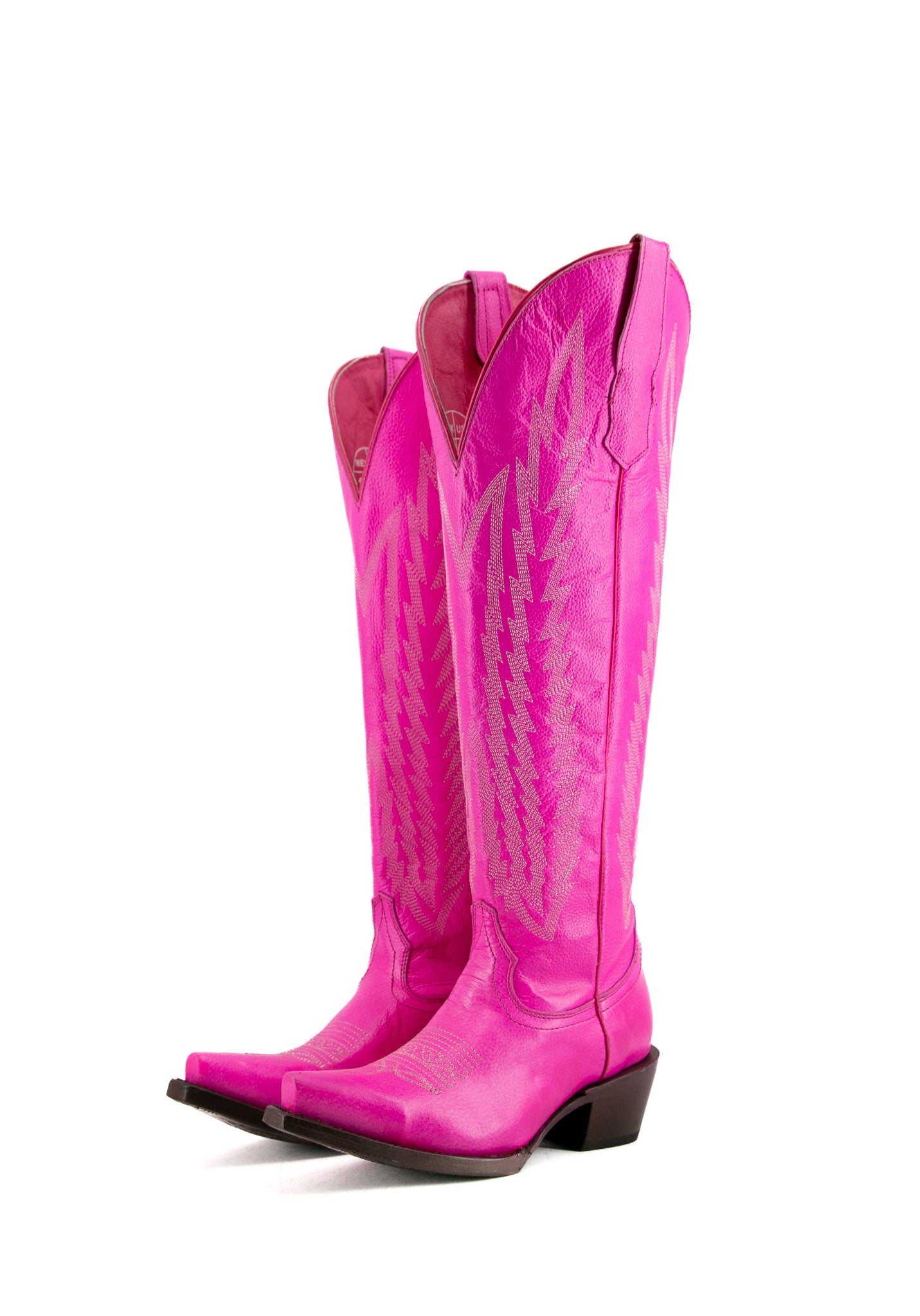 Valentina Tall Point Toe Wide Calf Friendly Cowgirl Boots