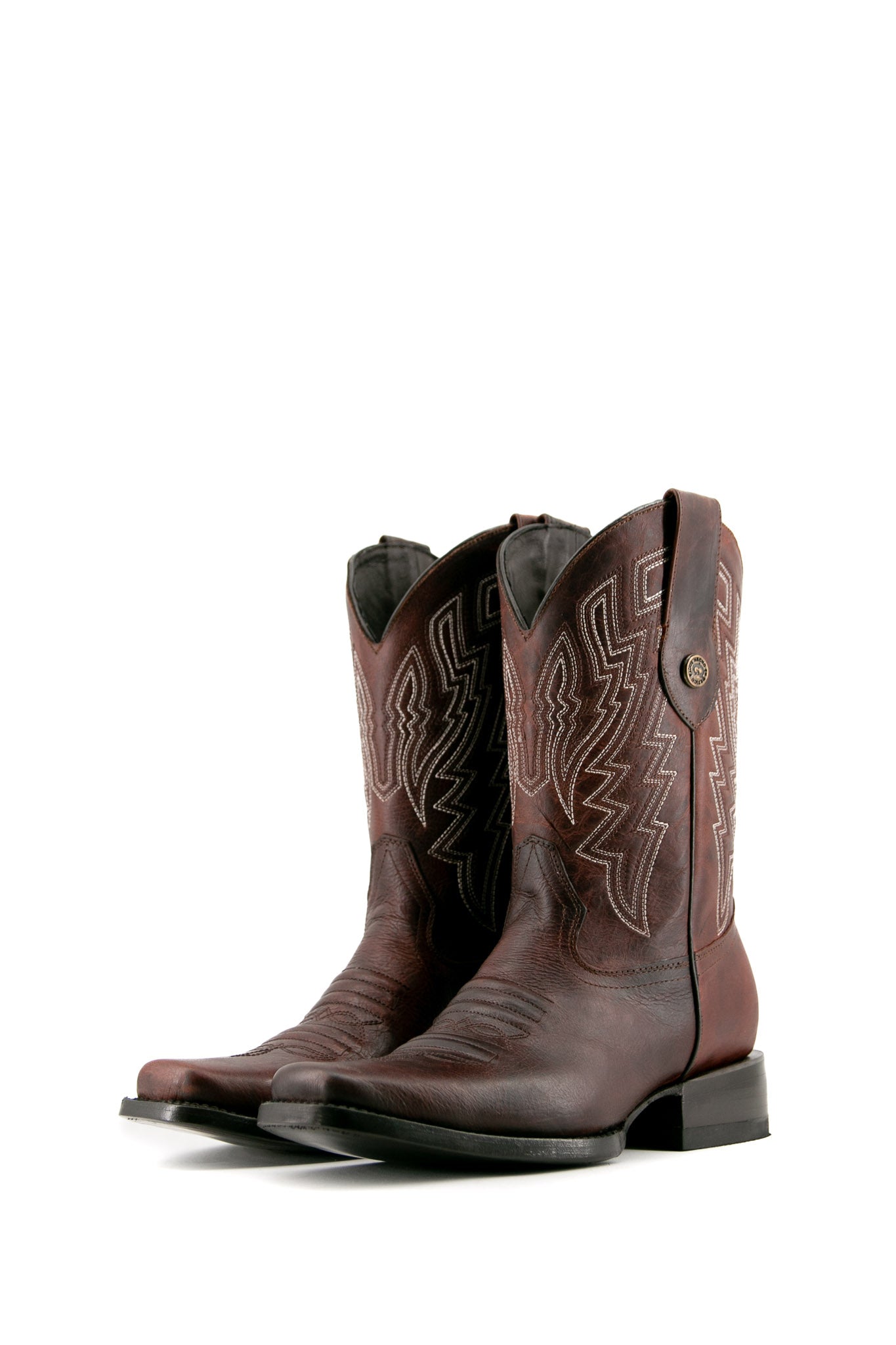 Falcon Rust Rodeo Toe Cowboy Boot