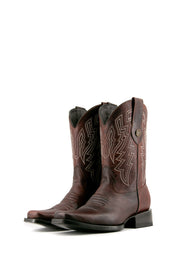 Falcon Rust Rodeo Toe Cowboy Boot