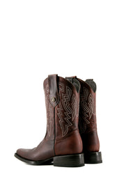 Falcon Rust Rodeo Toe Cowboy Boot