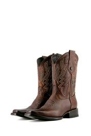 Falcon Rust Rodeo Toe Cowboy Boot