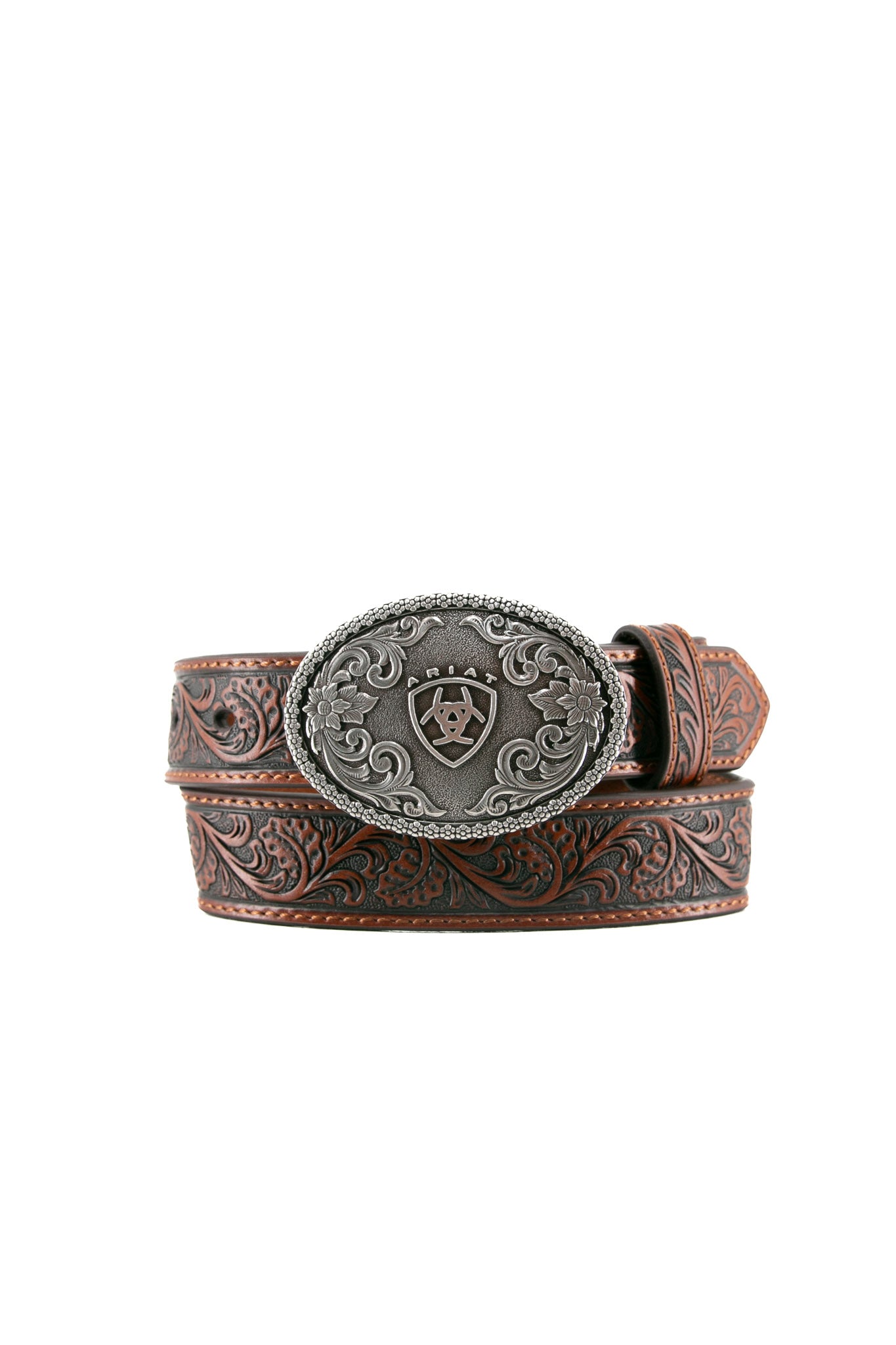 Ariat Western Tooled Kids Belt