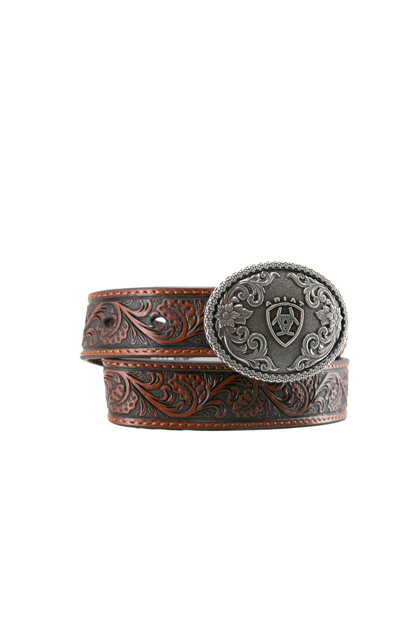 Ariat Western Tooled Kids Belt