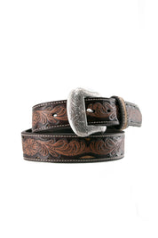 Nocona Cowhide Tooled Cowboy Belt