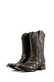 Clone Fish Pirarucu Rodeo Cowboy Boot