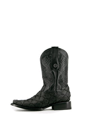 Clone Fish Pirarucu Rodeo Cowboy Boot