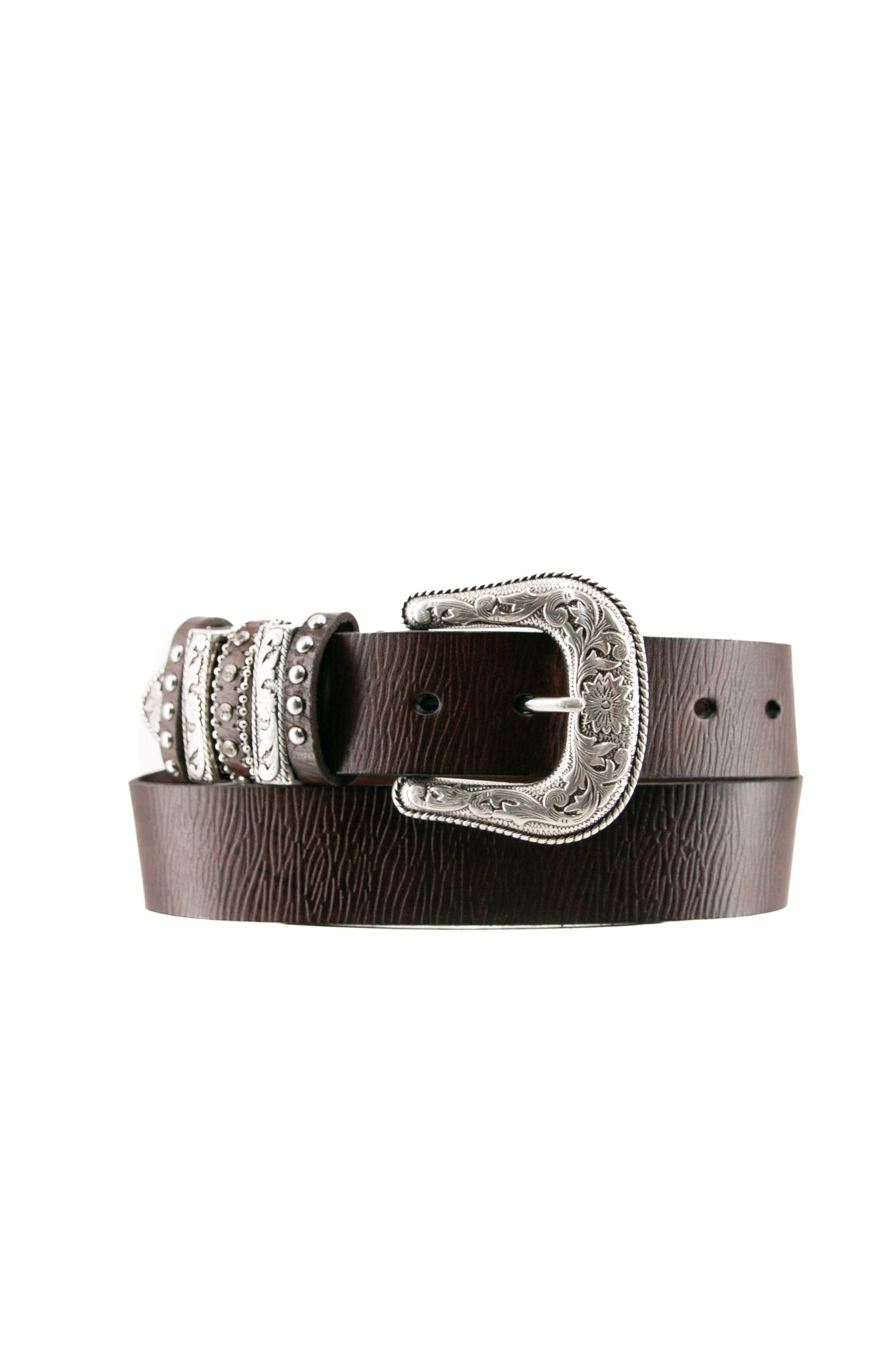 Nocona Embossed Leather Cowgirl Belt