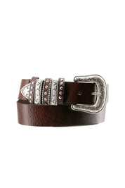 Nocona Embossed Leather Cowgirl Belt