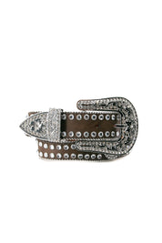 Blazin Roxx Rhinestone Lined Concho Cowgirl Belt