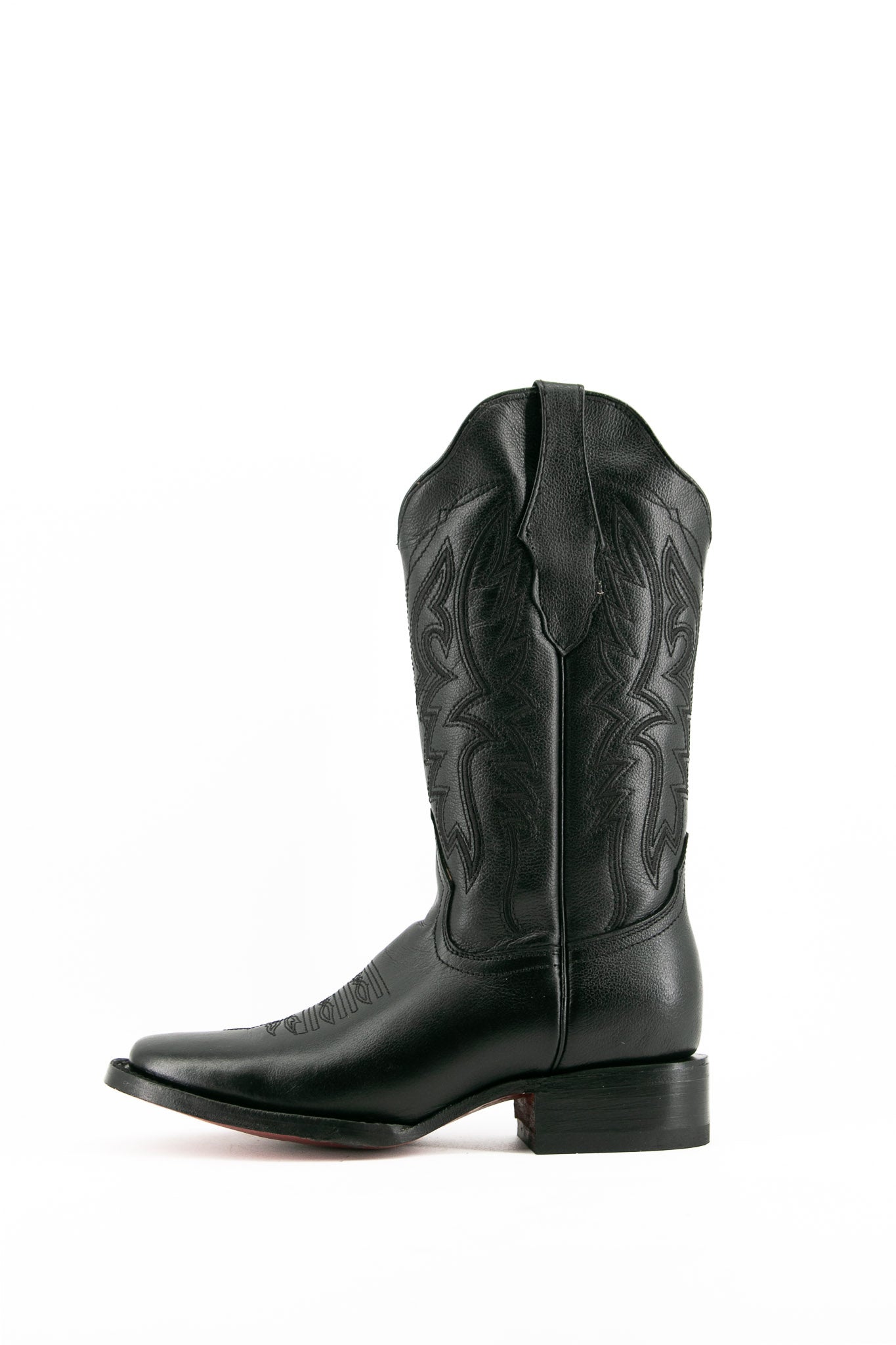 Alexa X Red Bottom Square Toe Cowgirl Boot