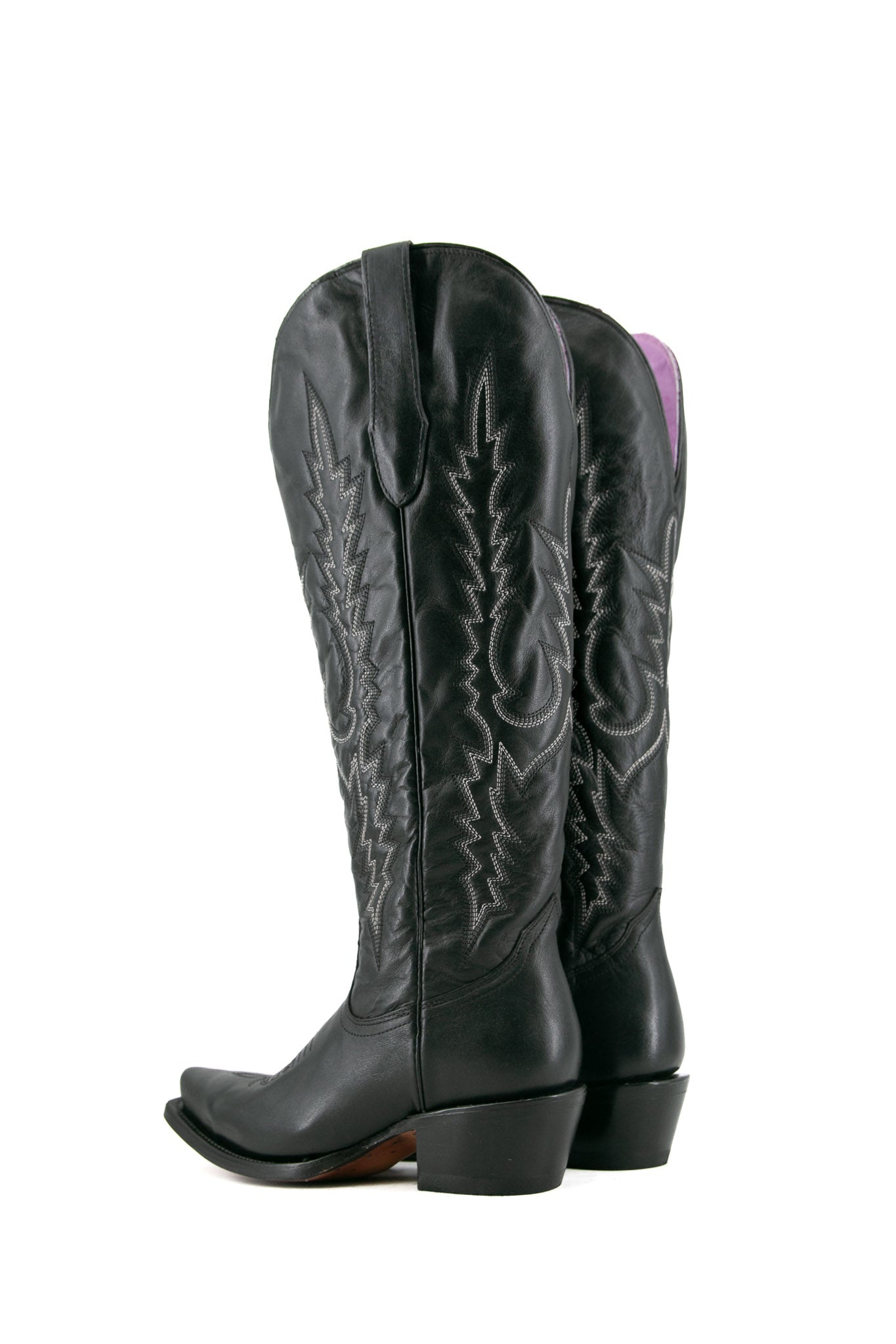 Natali Tall Wide Calf Friendly Snip Toe Cowgirl Boot