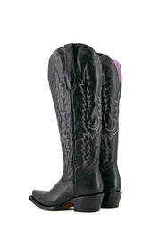 Natali Tall Wide Calf Friendly Snip Toe Cowgirl Boot