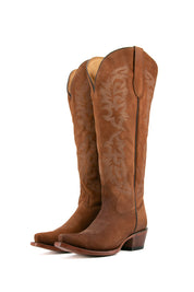 Mariana Tall Wide Calf Friendly Snip Toe Cowgirl Boot