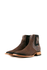 France Square Toe Men Ankle Boot
