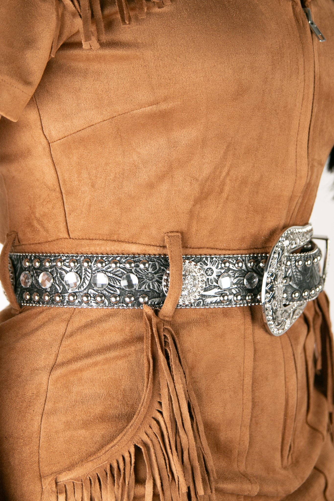 Glitz Leather Cowgirl Belt