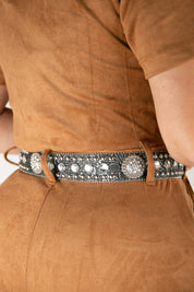 Glitz Leather Cowgirl Belt