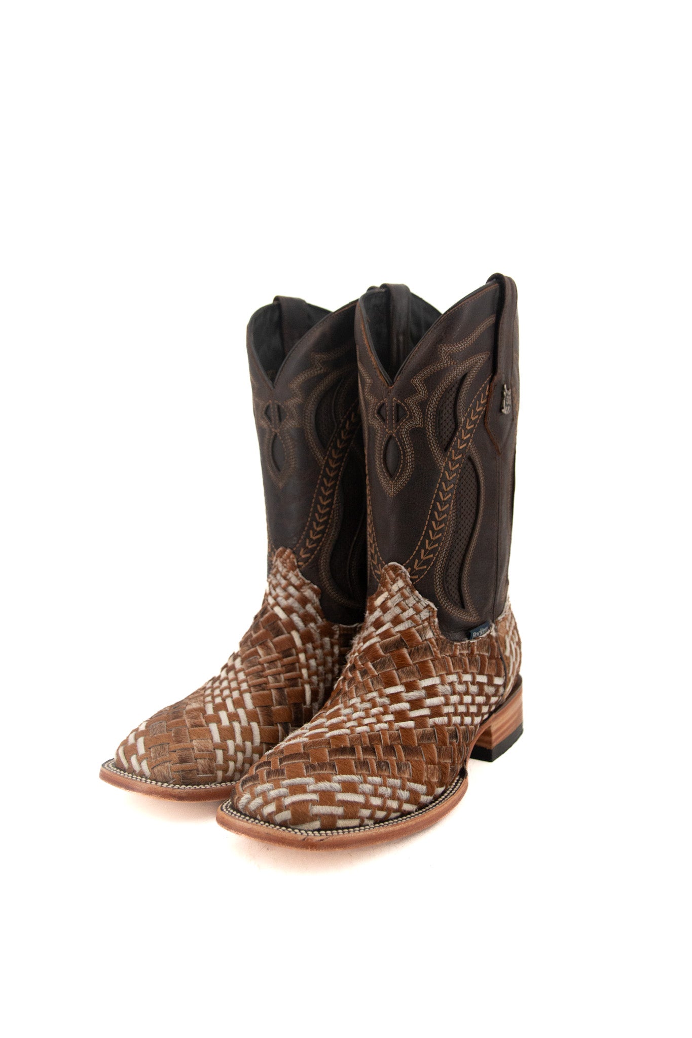 Est. Cafe Arizona Cowhide Tejido Men's Boot Size 7 Box R4