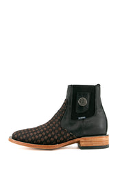 Serbia Woven Men Square Toe Ankle Boot