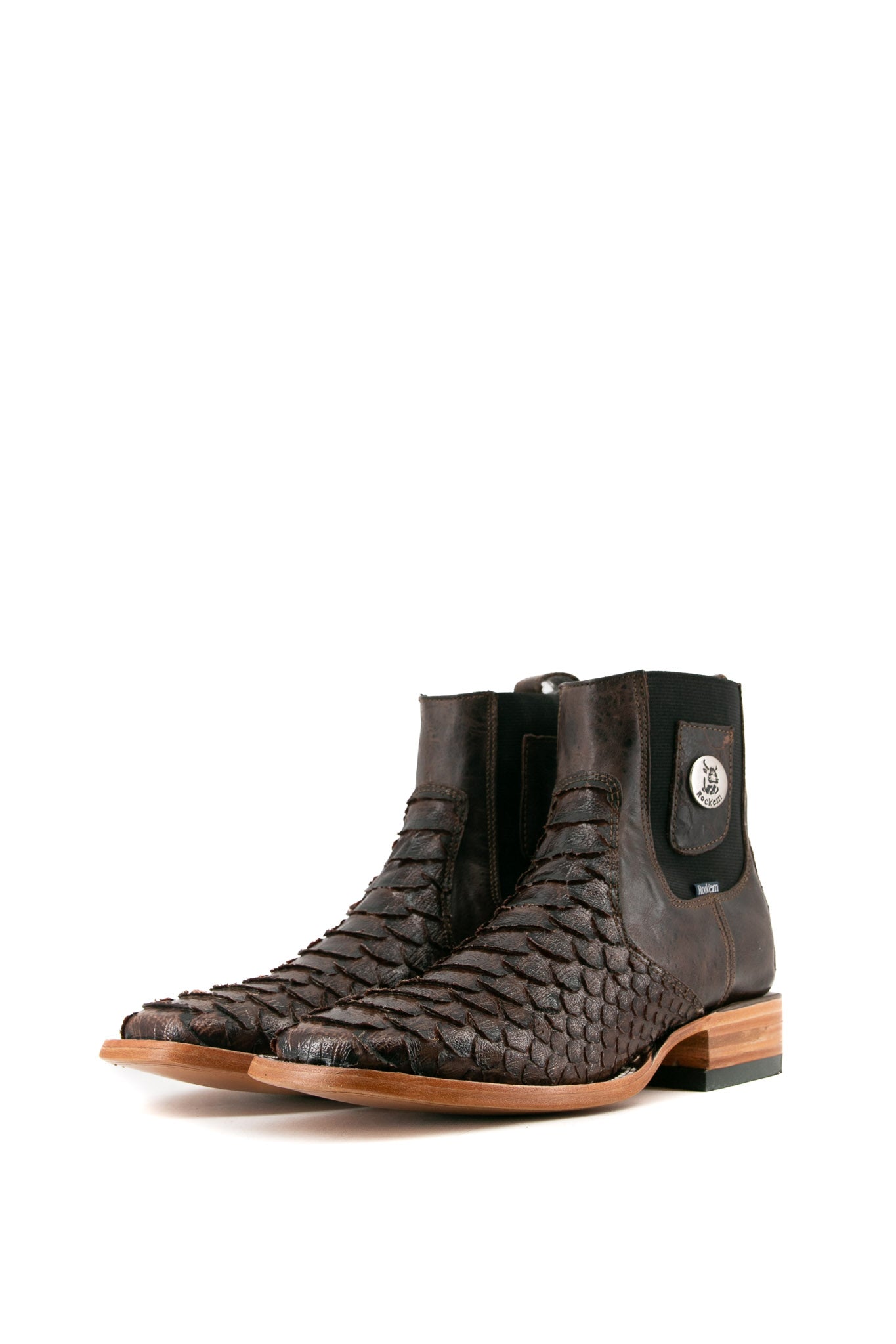 Clon Python Men Square Toe Ankle Boot