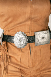 Ariat Embossed Concho Cowgirl Belt