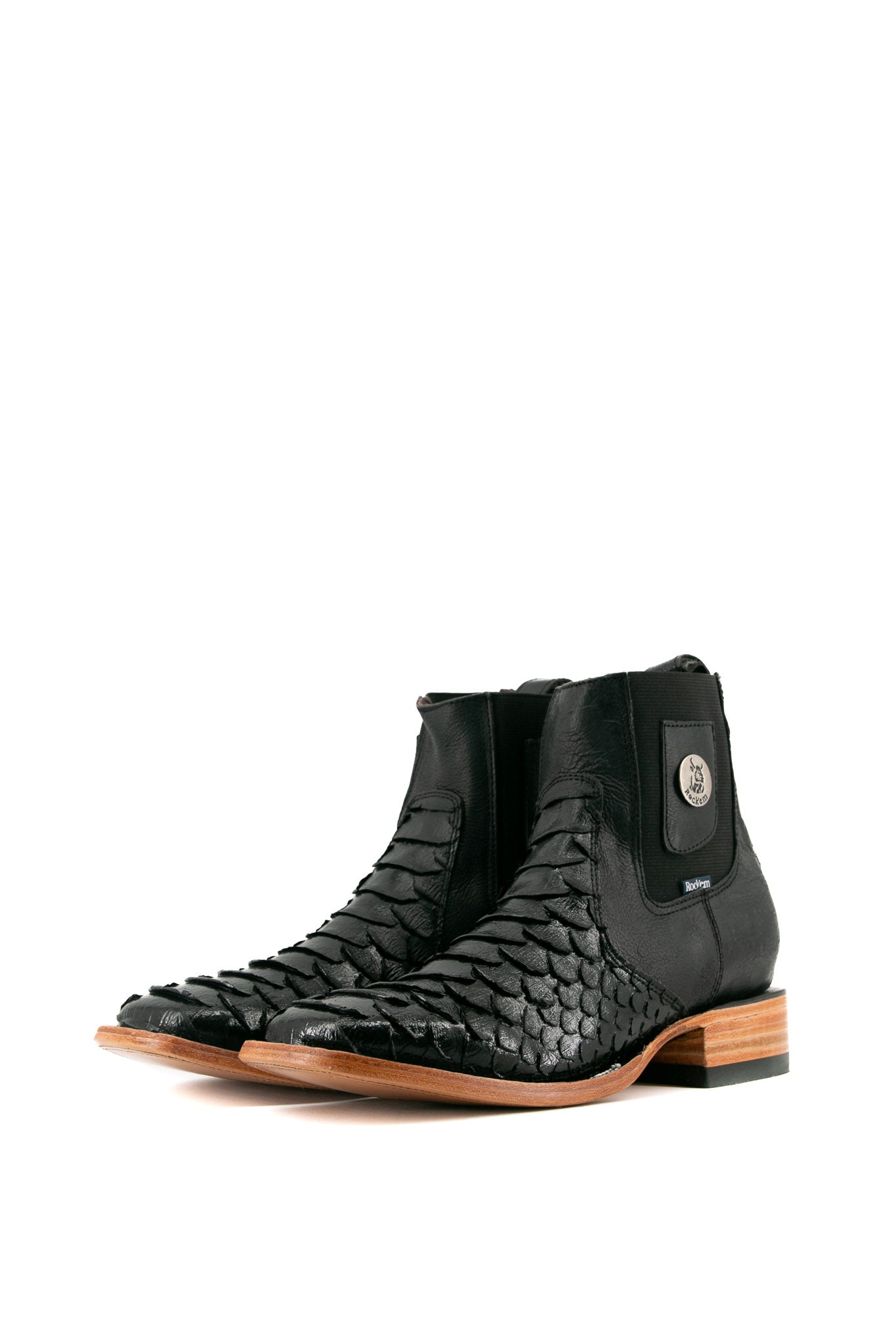 Clon Python Men Square Toe Ankle Boot