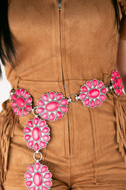 Angel Ranch Western Chain Conchos Cowgirl Belt