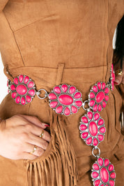 Angel Ranch Western Chain Conchos Cowgirl Belt