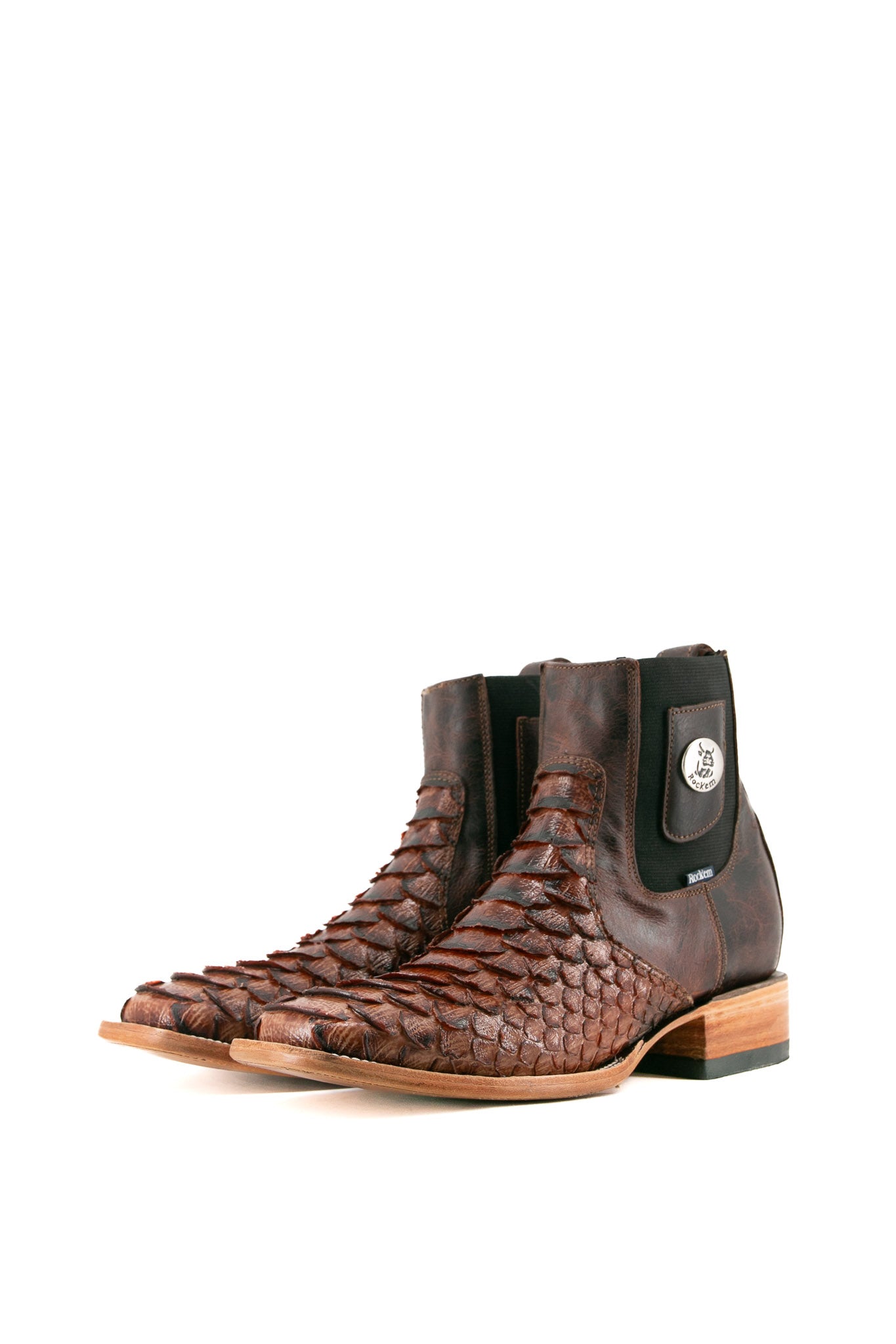 Clon Python Men Square Toe Ankle Boot