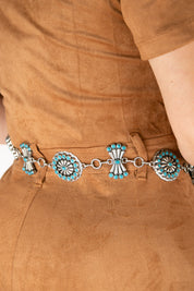 Angel Ranch Butterfly Conchos Chain Cowgirl Belt