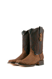 Woven Rodeo Cowboy Boot