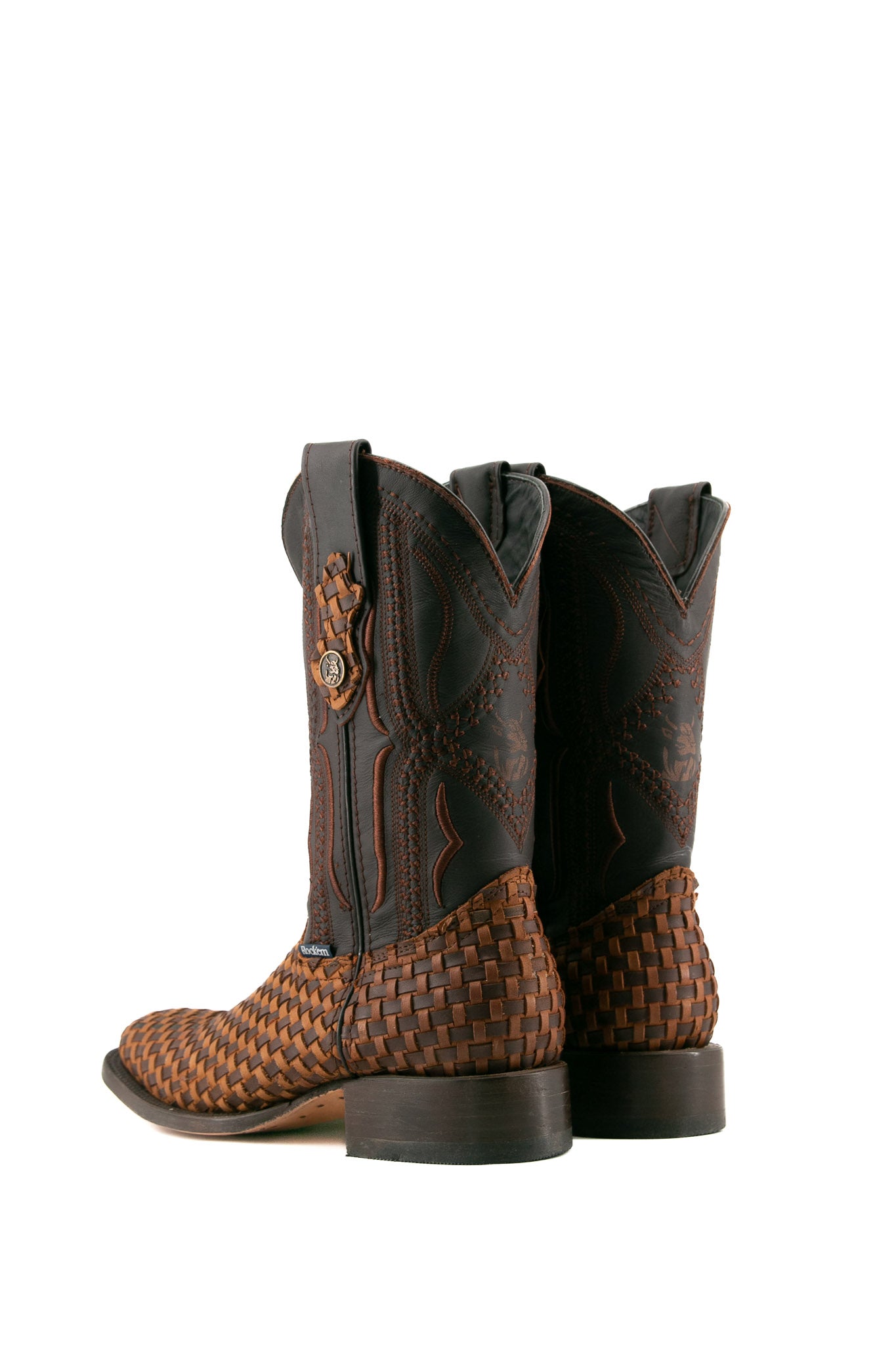 Woven Rodeo Cowboy Boot