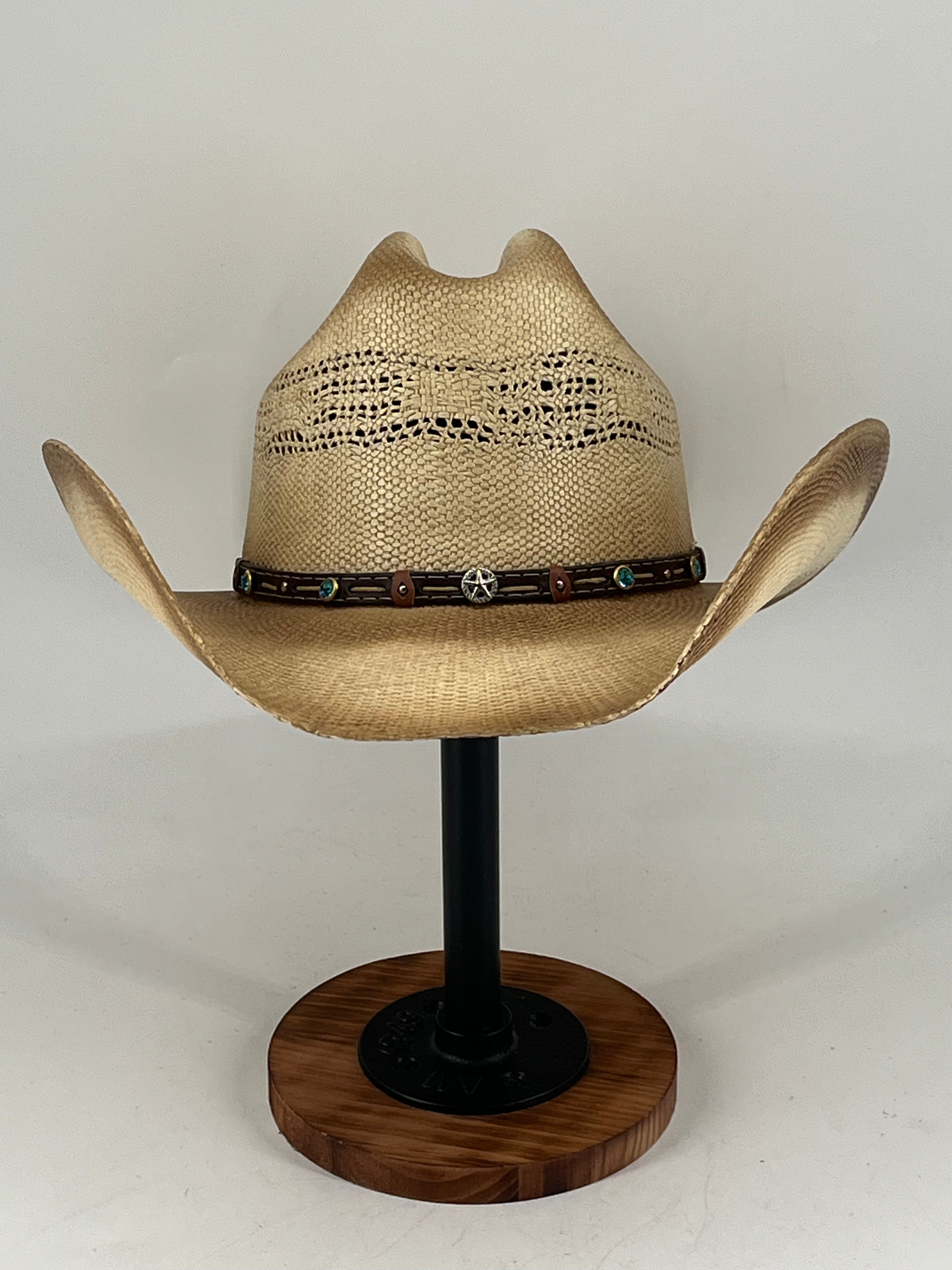 Bellville Malboro Brown Kids Straw Hat