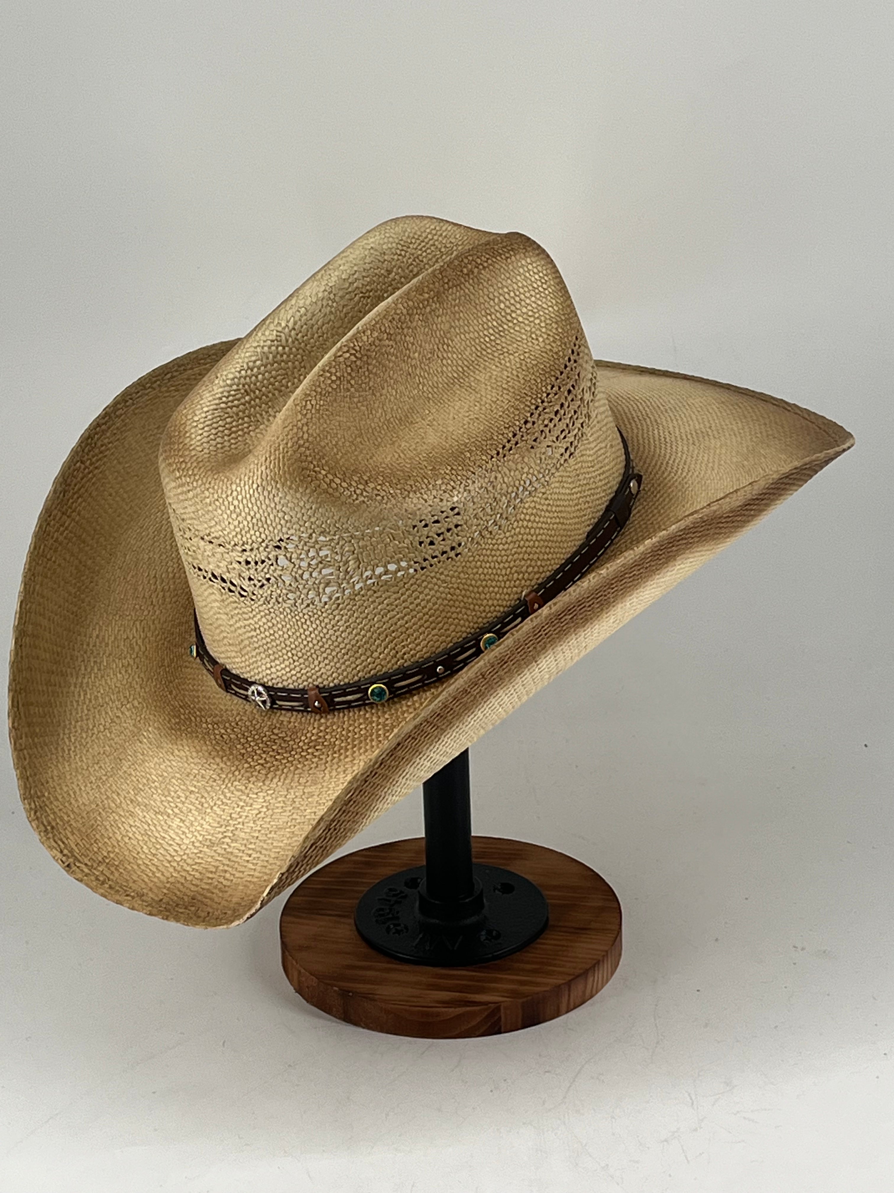 Bellville Malboro Brown Kids Straw Hat