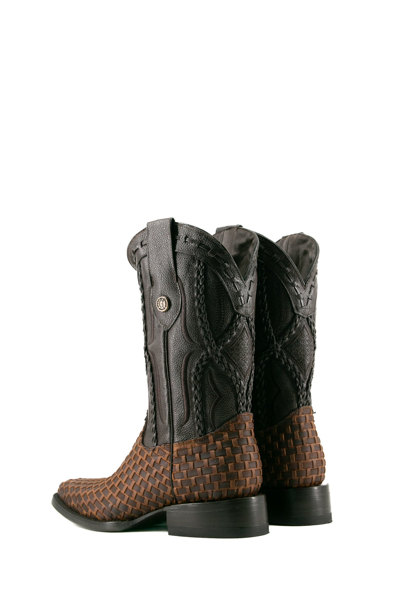 Woven Rodeo Cowboy Boot