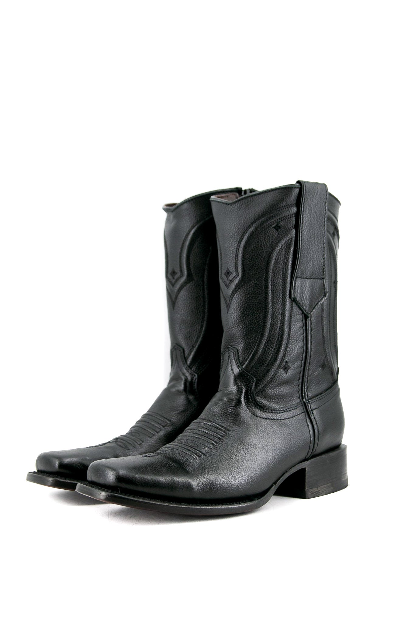 Rock'em Solid Floater Zipper Rodeo Cowboy Boot