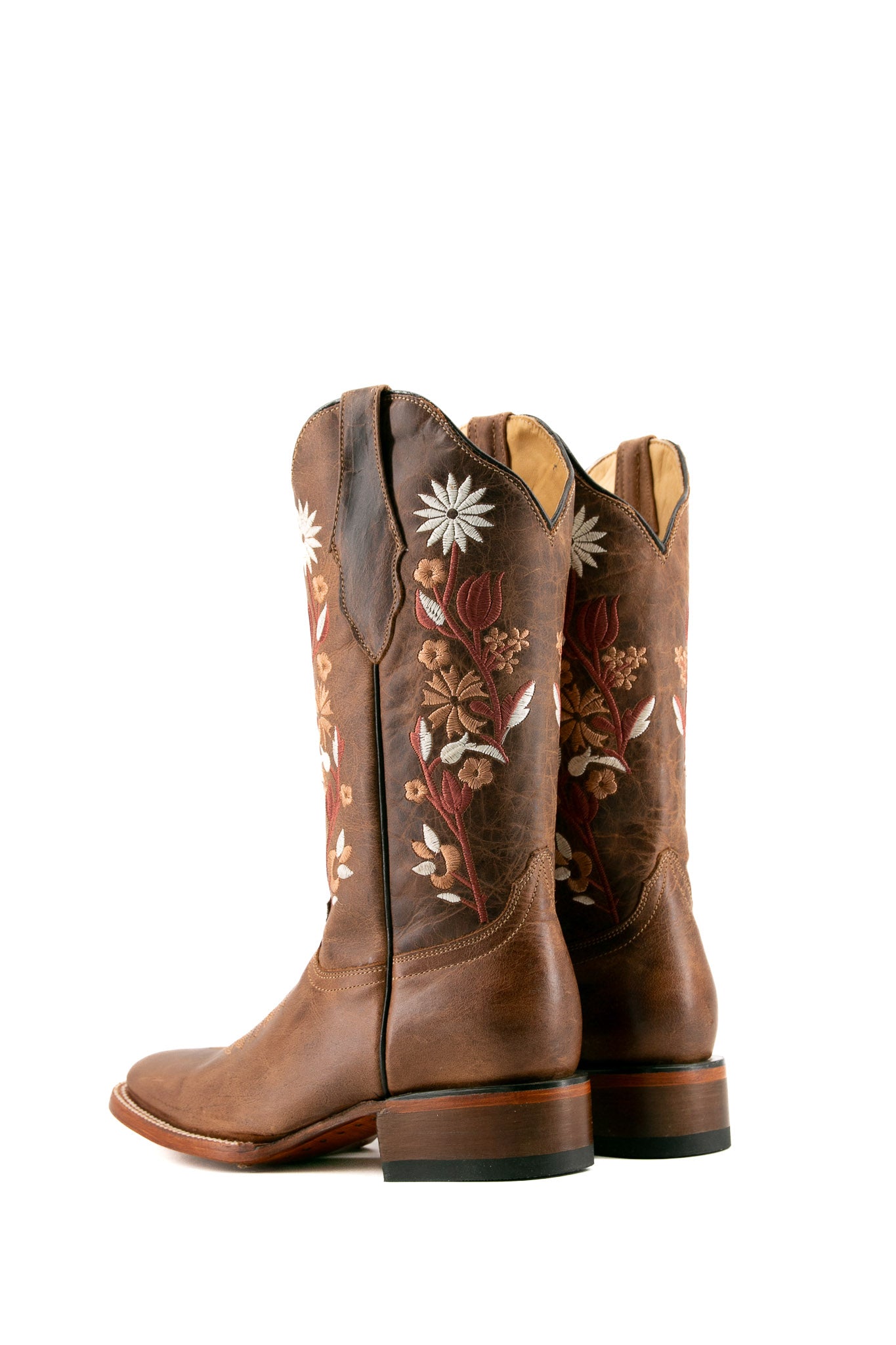 Flores Gasca Capuchino Square Toe Cowgirl Boot