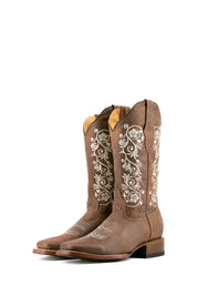 Verano Capuchino Square Toe Cowgirl Boot