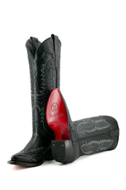 Romina Red Bottom Tall Snip Toe Cowgirl Boot