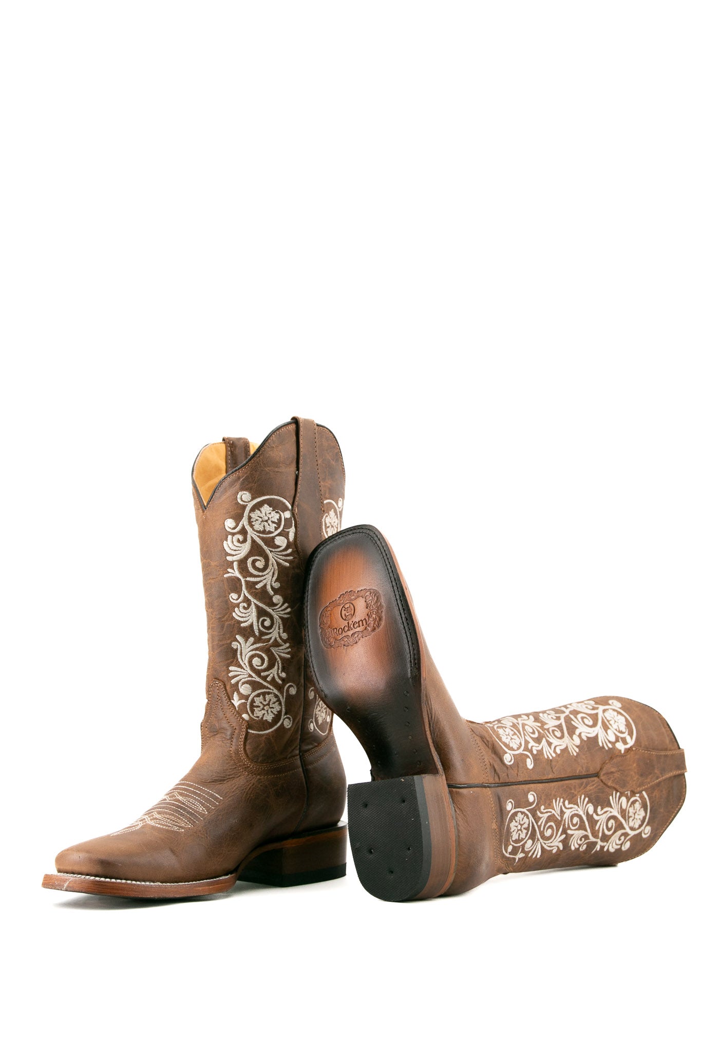 Verano Capuchino Square Toe Cowgirl Boot