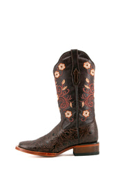 Ramitas Cincelado Square Toe Cowgirl Boot