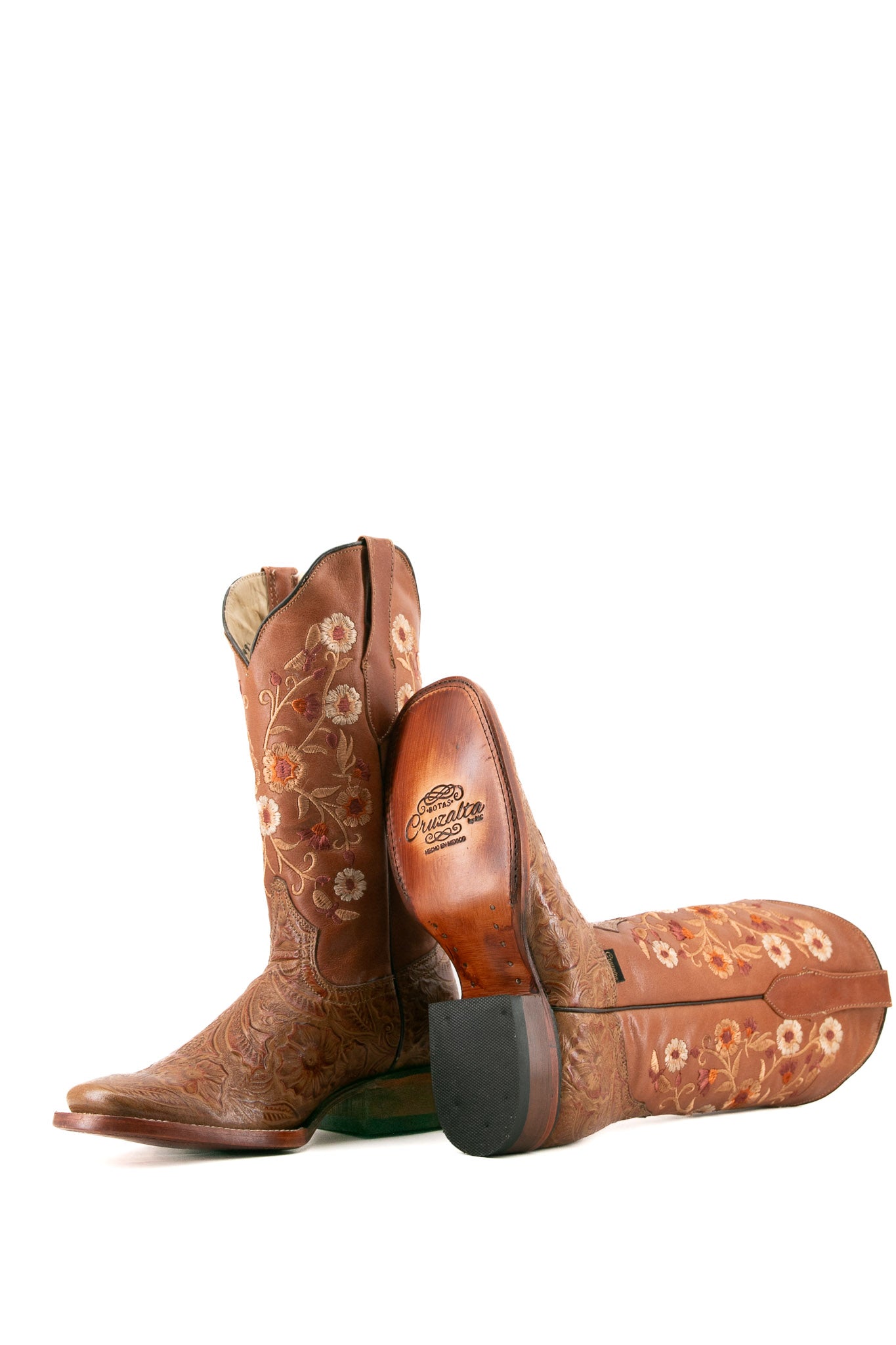 Ramitas Cincelado Square Toe Cowgirl Boot