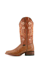 Ramitas Cincelado Square Toe Cowgirl Boot