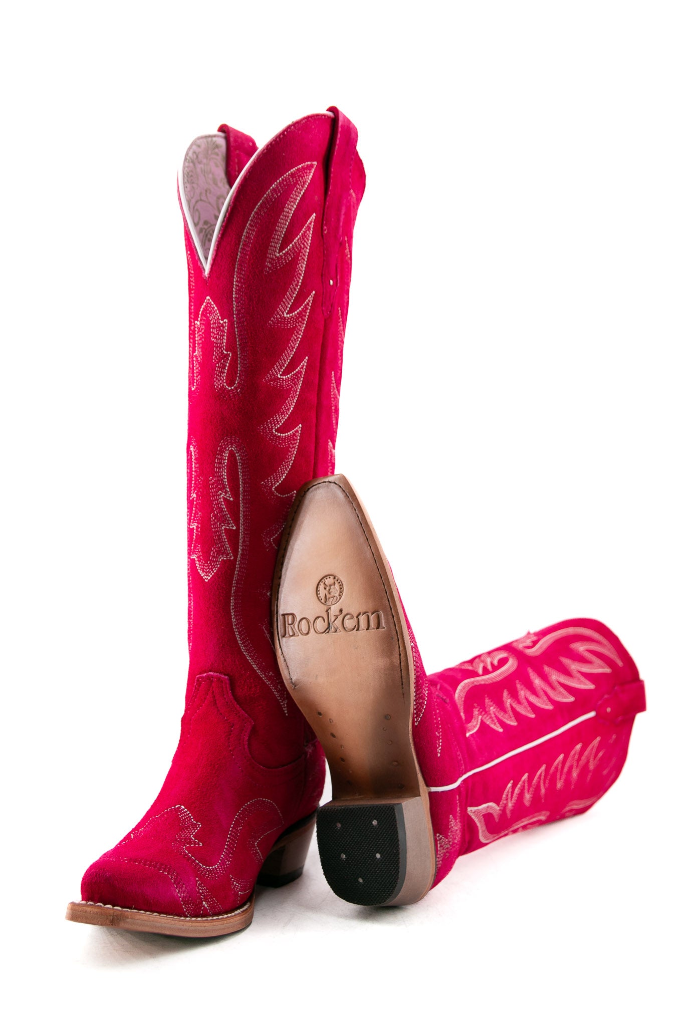 Mia Anahi Gamuza Tall Snip Toe Cowgirl  Boot