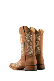 Verano Crazy Tabaco Frontier Cowgirl Boot