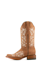 Verano Crazy Tabaco Frontier Cowgirl Boot