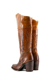 Dafne Tall Round Toe Cowgirl Boot