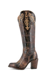 Kinsley Tall Round Toe Cowgirl Boot