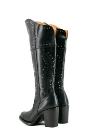 Dafne Tall Round Toe Cowgirl Boot