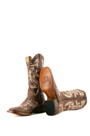 Esmeralda Capuchino Square Toe Cowgirl Boot